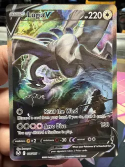 Lugia V 186/195 Alt Art Pokemon TCG Card From Silver Tempest Near Mint See Pics - Image 1