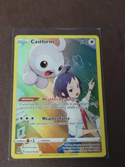 NM Pokemon Lost Origin Castform Full Art FA Trainer Gallery #TG11/TG30 - Image 1