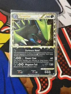 HP Tyranitar Prime 88/95 HGSS Unleashed Holo Rare Pokemon card PSA 1 contender - Image 1