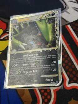 HP Tyranitar Prime 88/95 HGSS Unleashed Holo Rare Pokemon card PSA 1 contender - Image 4