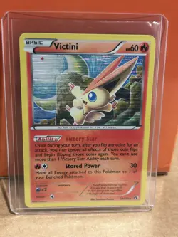 Pokemon TCG Victini Holo Rare Card 23/113 Legendary Treasures - Image 1
