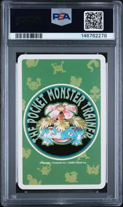 1996 POKEMON GREEN VERSION PLAYING CARDS 6 OF HEARTS #111 RHYHORN PSA 10 - Image 2