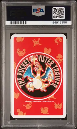 1996 POKEMON RED PLAYING CARDS 124 JYNX 10 OF HEARTS PSA 10 GEM MINT POKER - Image 2
