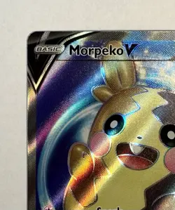 Morpeko V (Full Art) - 190/202 - Sword & Shield Base Set Holo Pokemon Card - NM+ - Image 3