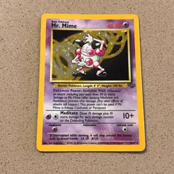 Mr. Mime Holo 6/64 - Jungle Set Unlimited - Rare Vintage - WOTC Pokemon Card - Image 1