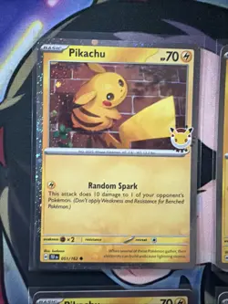 Lot Of 6 Pikachu 051/162 Pokemon Day Promo Cards Pokemon TCG All Near Mint - Image 2