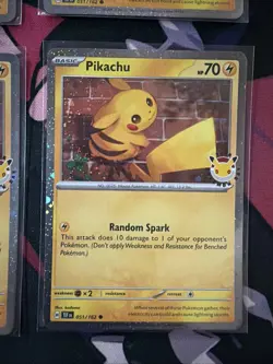 Lot Of 6 Pikachu 051/162 Pokemon Day Promo Cards Pokemon TCG All Near Mint - Image 5