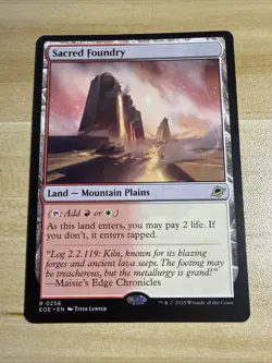 Sacred Foundry EOE 256 English MTG Magic: The Gathering - NM - Image 1