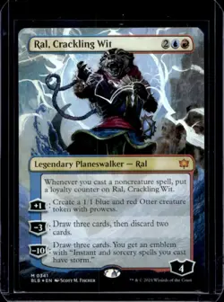 2024 Magic MTG Bloomburrow Ral Crackling Wit Foil #341 - Image 1