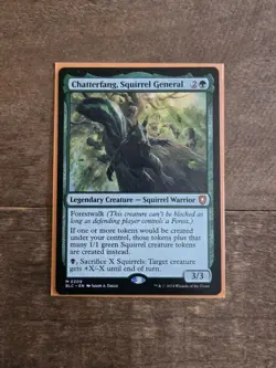 MTG - Chatterfang, Squirrel General - Bloomburrow Commander - Image 1
