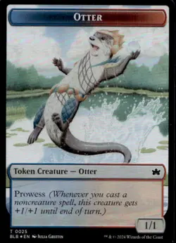 2024 Magic MTG Bloomburrow Thornplate Intimidator Tokens #0016 - Image 2
