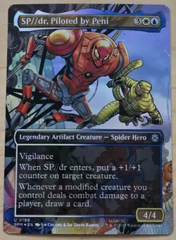 MTG Marvel's Spider-Man: SP dr, Piloted by Peni (Borderless) SPM-199 *Foil* - Image 1