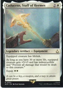 MTG: Assassin's Creed: Caduceus, Staff of Hermes: Lightly Played Condition - Image 1