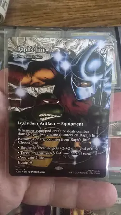Wizards of the Coast Raph's Jitte Alt Art TMNT 0019 - Image 1