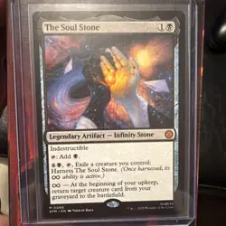 The Soul Stone MINT 0066 Marvel's Spider-Man SPM MTG Mythic Unplayed - Image 1