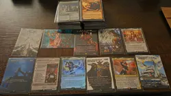 Magic the Gathering X Final Fantasy lot including full arts foils art signatures - Image 1