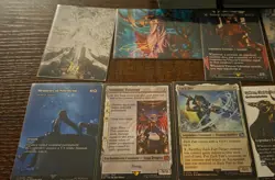 Magic the Gathering X Final Fantasy lot including full arts foils art signatures - Image 2
