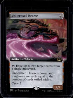 2022 Magic MTG Streets of New Capenna Unlicensed Hearse Foil #440 - Image 1