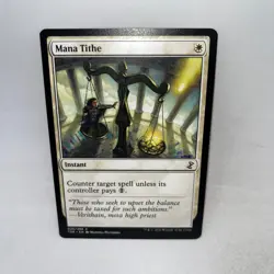 Mana Tithe 26 Common Time Spiral: Remastered Magic: The Gathering Lightly Played - Image 1