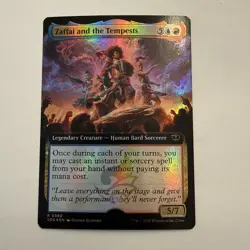 MISPRINT Zaffai and the Tempests FOIL Extended Art 350 Strixhaven SOS MTG Rare - Image 1