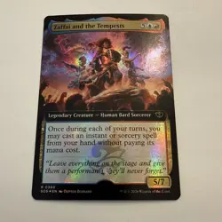 MISPRINT Zaffai and the Tempests FOIL Extended Art 350 Strixhaven SOS MTG Rare - Image 2