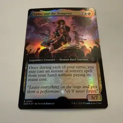 MISPRINT Zaffai and the Tempests FOIL Extended Art 350 Strixhaven SOS MTG Rare - Image 3