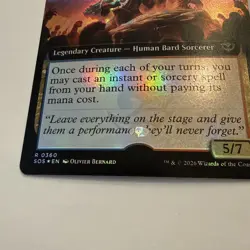 MISPRINT Zaffai and the Tempests FOIL Extended Art 350 Strixhaven SOS MTG Rare - Image 4