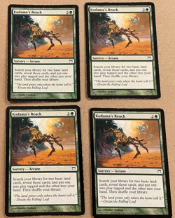 4x - Kodama's Reach - Champions of Kamigawa - MTG - Magic the Gathering - LP/MP - Image 1