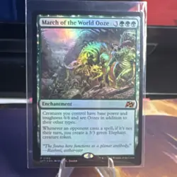 Wizards of the Coast March of the World Ooze Mystery Booster DIV-6 Green Rare F… - Image 1