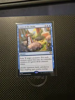 MTG Commander: Secrets of Strixhaven Curse of the Swine 0192 NM Rare - Image 1