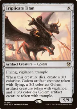 Triplicate Titan 143 DRC Commander: Aetherdrift NM - Image 1