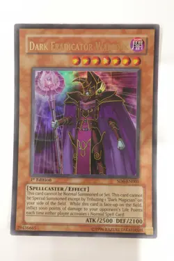 Yu-Gi-Oh Dark Eradicator Warlock SD6-EN001 Ultra Rare 1st Edition - Image 1