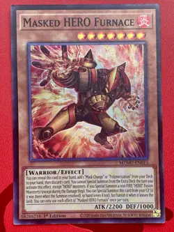 Masked HERO Furnace MZMU-EN015 Maze of Muertos 1st Edition - Image 1