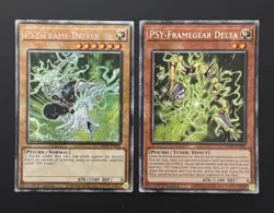 2026 YUGIOH RA05 STARLIGHT RARE PSY FRAME DRIVER & DELTA NM SET - Image 1