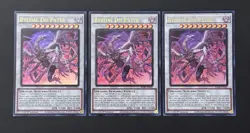 2026 YUGIOH RARITY RA05 1ST ED ULTRA RARE BYSTIAL DIS PATER X3 NM - Image 1