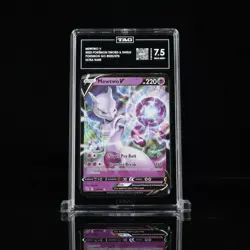 Mewtwo V 030/078 Pokemon GO Holo TAG 7.5 Graded Rare - Image 1
