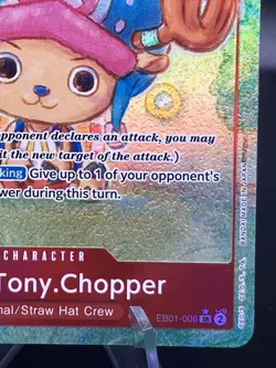 One Piece TCG - Tony Tony Chopper - Alt Art - EB01-006 NM - Image 4