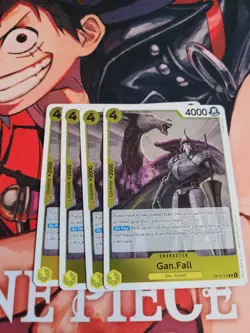 4x Gan.Fall OP15-102 R Adventure on KAMI’s Island One Piece NM - Image 1