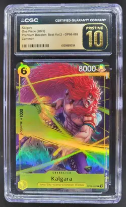 2025 ONE PIECE KALGARA OP08-099 CGC 10 PRISTINE C PT - Image 1