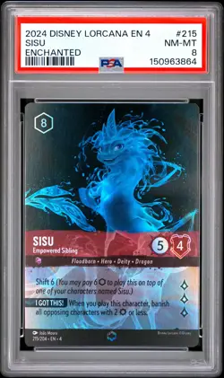 2024 DISNEY LORCANA URSULA'S RETURN ENCHANTED SISU EMPOWERED SIBLING PSA 8 - Image 1