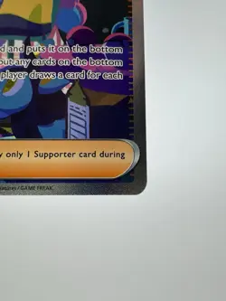 Iono 237/091 - Pokemon Paldean Fates SIR Trainer - NM - Image 5