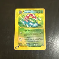 Venusaur Expedition Base Set 67/165 Regular Rare Pokemon TCG Damaged - Image 1