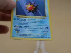 MP POKEMON TCG STARMIE Base Set 1st Edition Common 64/102 - Image 2