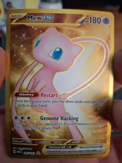 Mew ex 205/165 Pokemon TCG Scarlet & Violet 151 Full Art Hyper Rare NM - Image 1