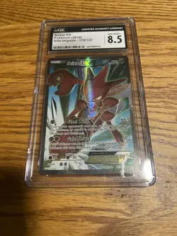 Scizor EX Full Art Holo XY 2016 Pokemon Breakpoint 119/122 CGC 8.5 - Image 1