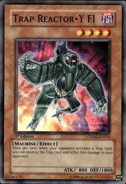 Trap Reactor Y FI - 1st Edition CRMS-EN013 - LP - YuGiOh - Image 1