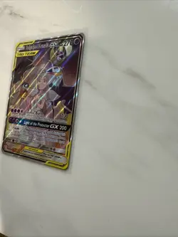 Solgaleo & Lunala GX Tag Team Full Art Holo Card 216/236 Sm-Cosmic Eclipse NM - Image 3