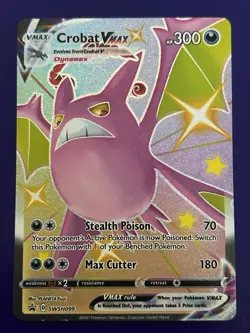 Crobat VMAX SWSH099 SWSH: Sword & Shield Promo Cards Holo Pokemon TCG - Image 1