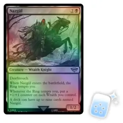 FOIL NAZGUL (334) The Lord Of The Rings Magic MTG MINT CARD - Image 1