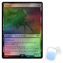 FOIL NAZGUL (338) The Lord Of The Rings Magic MTG MINT CARD - Image 1